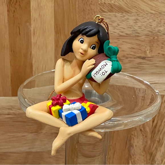 Vintage Disney MOWGLI & BALOO Jungle Book Grolier First Issue Christmas Ornament - Picture 11 of 16